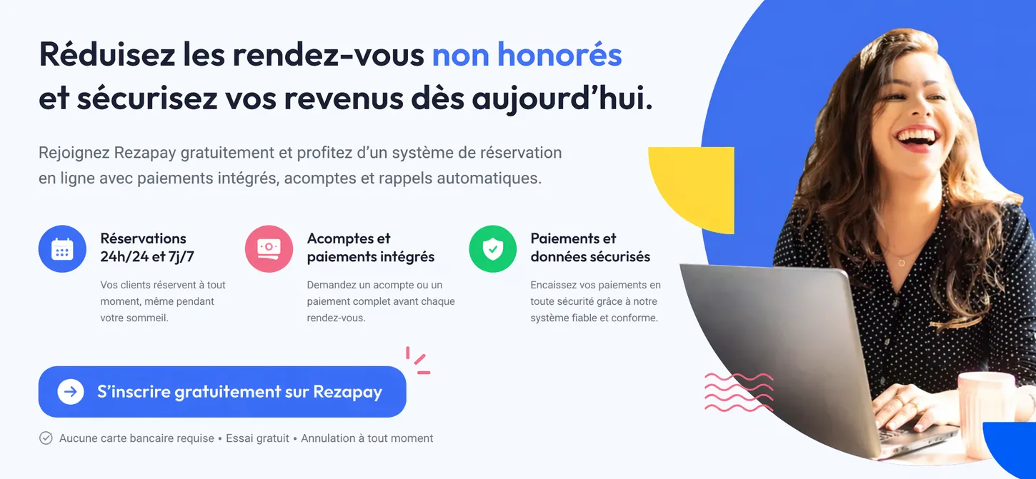 Créer votre agenda en ligne avec RezaPay